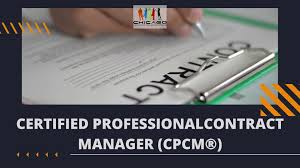 Training Course on Certified Professional Contract Manager (CPCM)