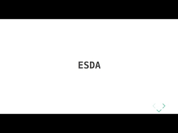 Training course on Exploratory Spatial Data Analysis (ESDA)