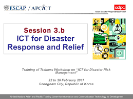 ICT for Disaster Response Training Course